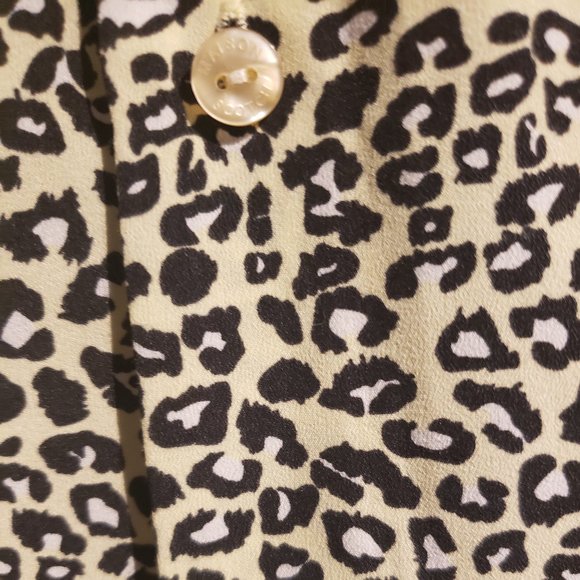 Maison Scotch by Scotch and Soda Leopard Print Button Down Top - Picture 5 of 5